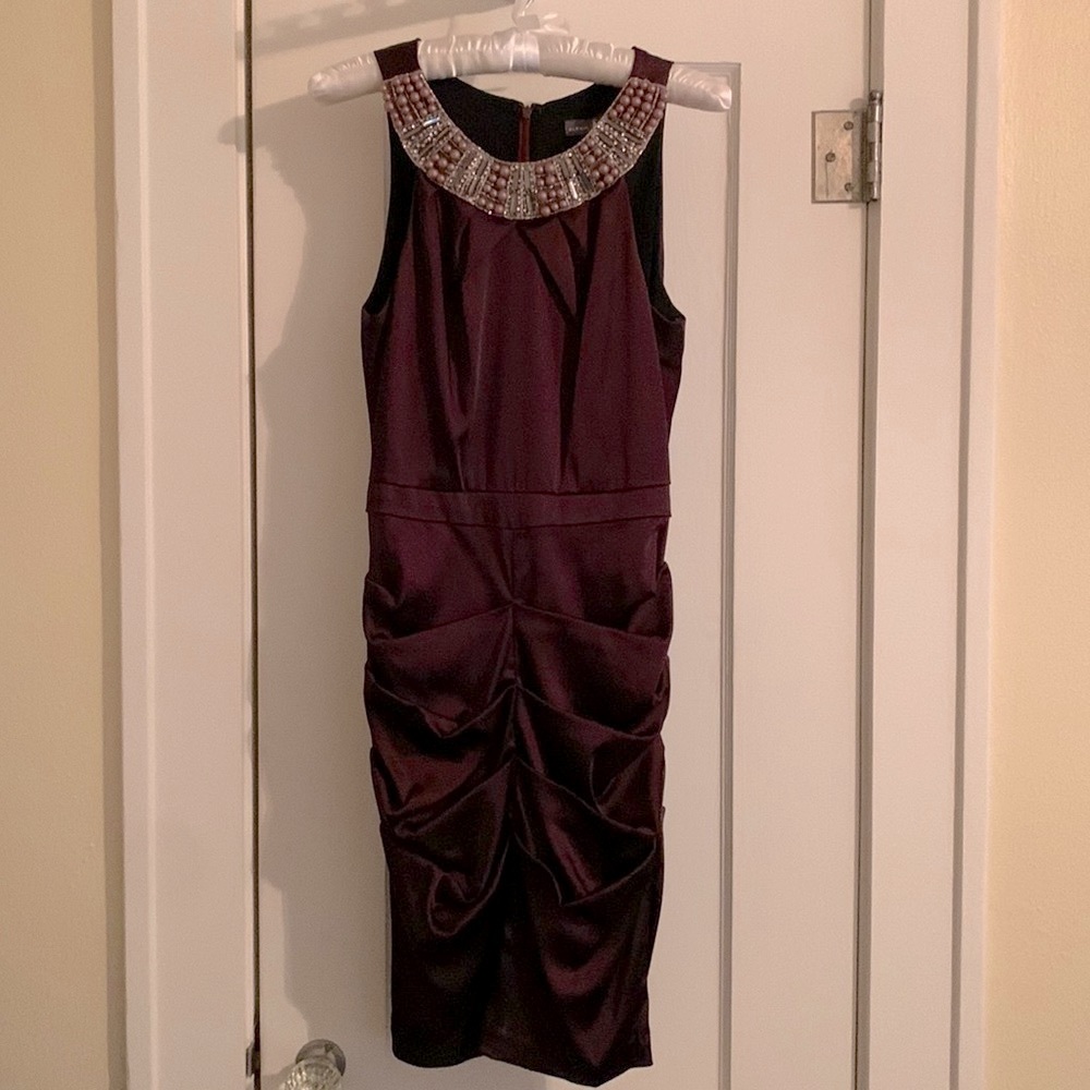 Alexia Admor Fancy Dress: Bling Neckline, Stretchy, Back Zip, Body-con, Wedding